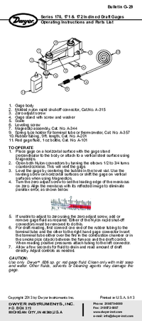 Thumbnail of document Manual - 100 Durablock Solid Plastic Portable Gage